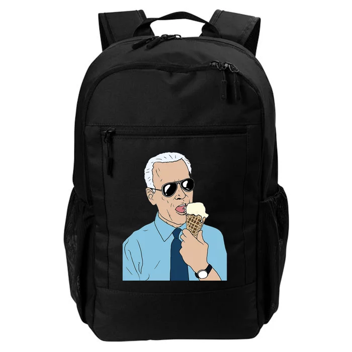 Joe Biden Eating Ice Cream Daily Commute Backpack