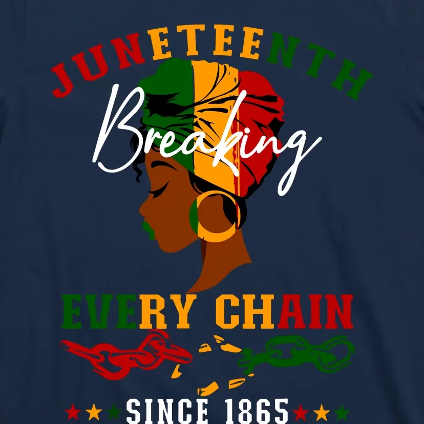 Juneteenth Breaking Every Chain Since 1865 For Women T-Shirt