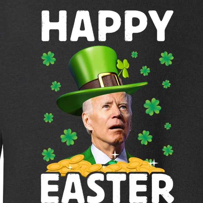 Joe Biden Easter Confused Funny St Patricks Day Toddler Sweatshirt