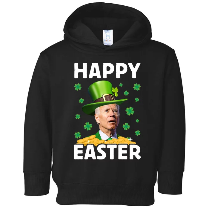 Joe Biden Easter Confused Funny St Patricks Day Toddler Hoodie