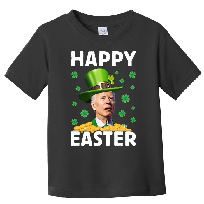 Joe Biden Easter Confused Funny St Patricks Day Toddler T-Shirt