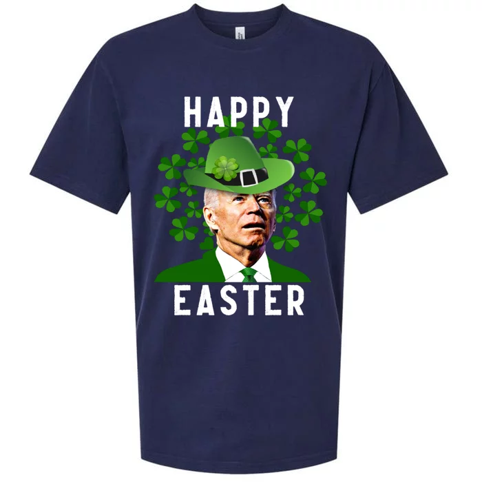 Joe Biden Easter Confused Funny St Patricks Day Sueded Cloud Jersey T-Shirt