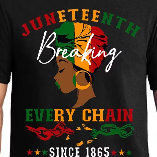 Juneteenth Breaking Every Chain Since 1865 Pajama Set