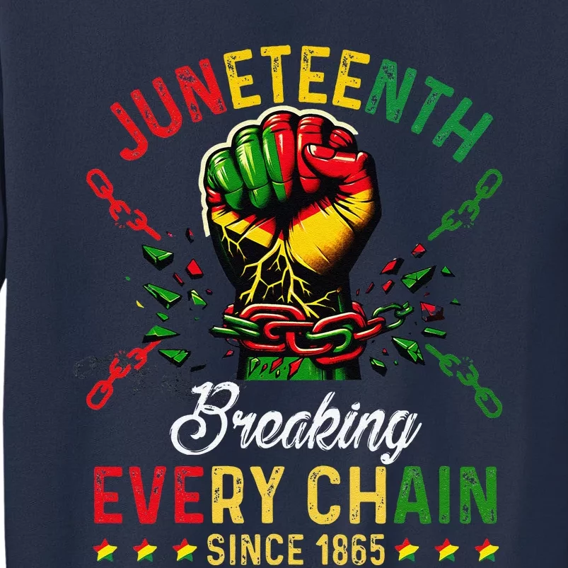 Juneteenth Breaking Every Chain Since 1865 Sweatshirt