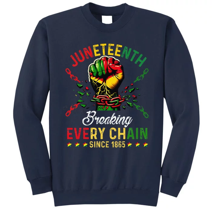 Juneteenth Breaking Every Chain Since 1865 Sweatshirt