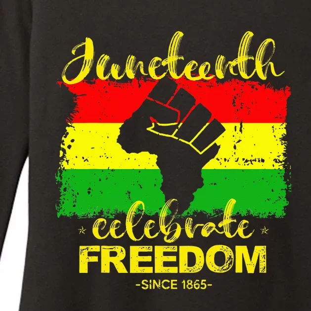 Juneteenth Breaking Every Chain Since 1865 Womens CVC Long Sleeve Shirt