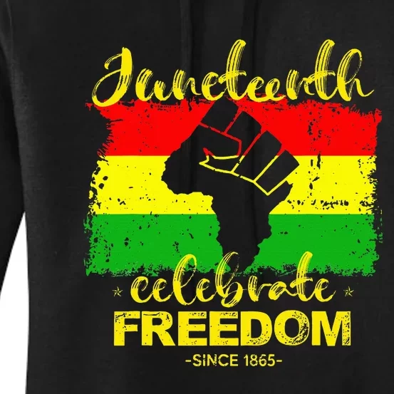 Juneteenth Breaking Every Chain Since 1865 Women's Pullover Hoodie