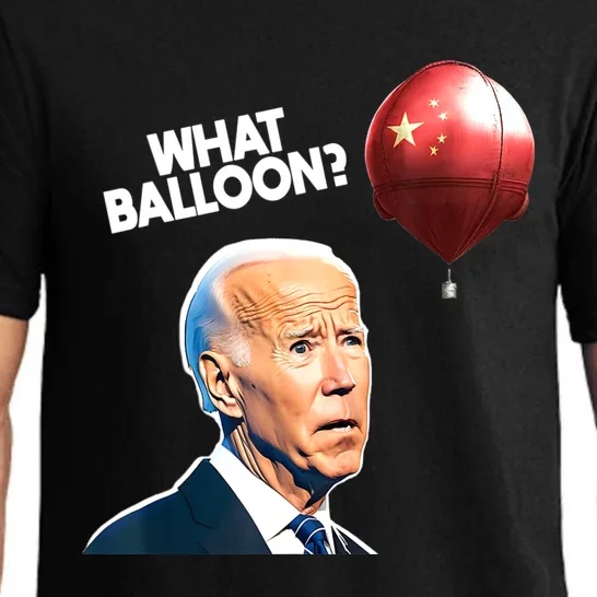 Joe Biden Funny Chinese Spy Balloon What Balloon Pajama Set