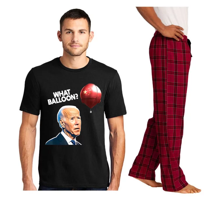 Joe Biden Funny Chinese Spy Balloon What Balloon Pajama Set