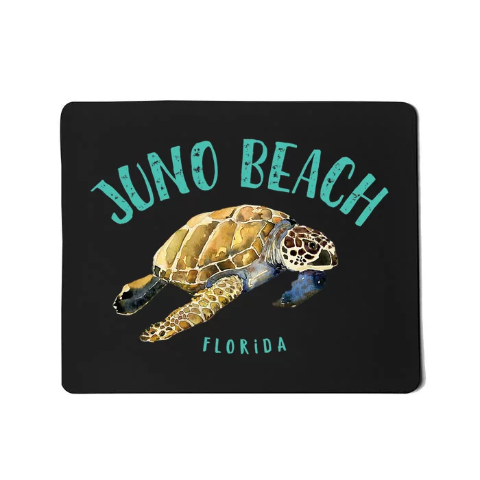 Juno Beach Florida Sea Turtle Design Mousepad