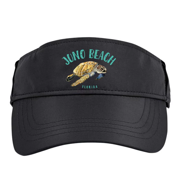 Juno Beach Florida Sea Turtle Design Adult Drive Performance Visor