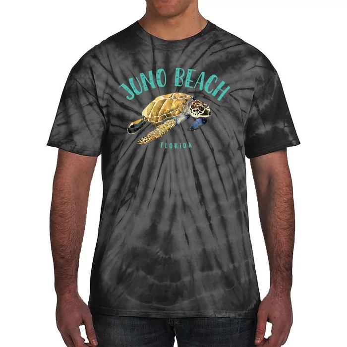 Juno Beach Florida Sea Turtle Design Tie-Dye T-Shirt