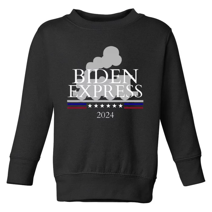 Joe Biden for President 2024 Biden Express 2024 Toddler Sweatshirt