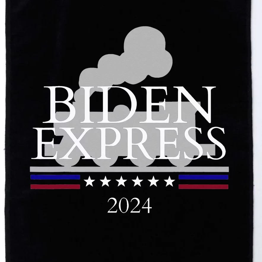 Joe Biden for President 2024 Biden Express 2024 Platinum Collection Golf Towel