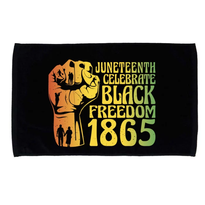 Juneteenth Black Freedom Day 1865 Microfiber Hand Towel