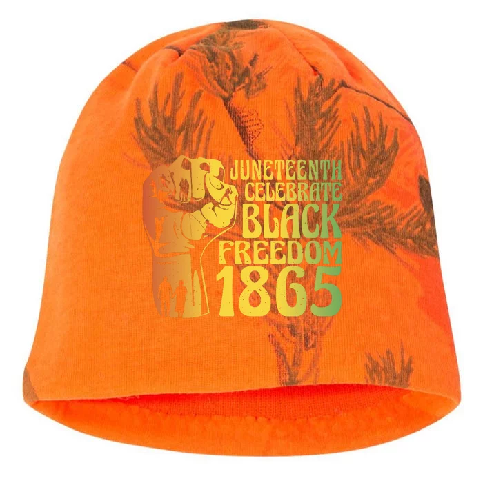 Juneteenth Black Freedom Day 1865 Kati - Camo Knit Beanie