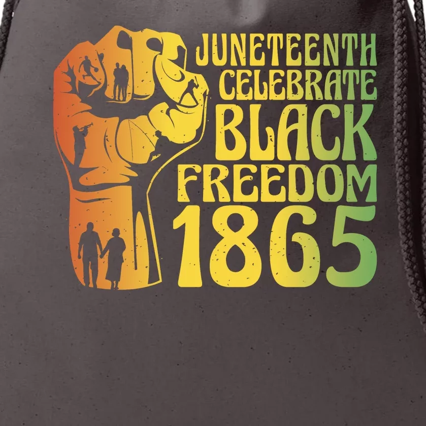 Juneteenth Black Freedom Day 1865 Drawstring Bag