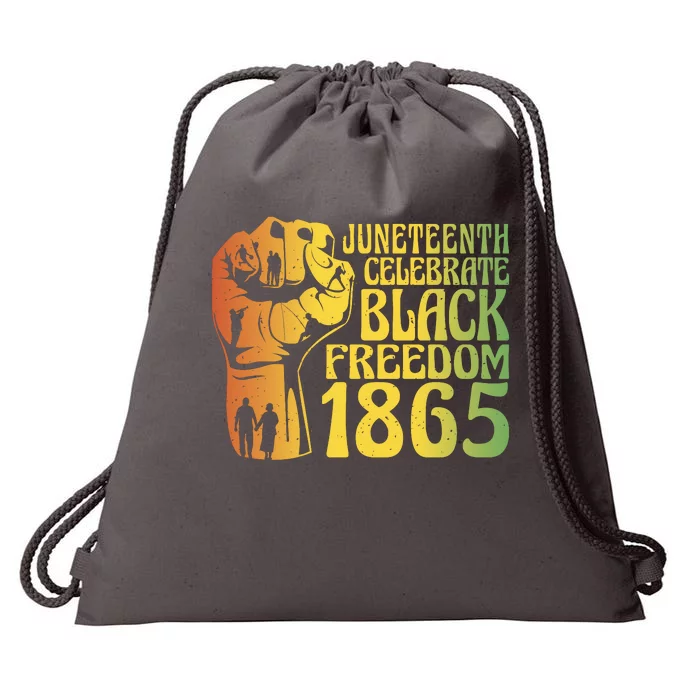 Juneteenth Black Freedom Day 1865 Drawstring Bag