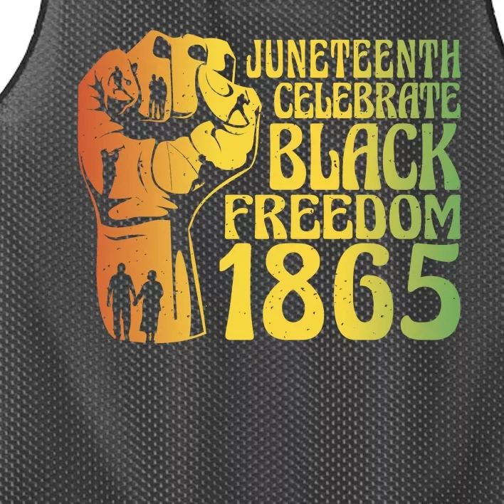 Juneteenth Black Freedom Day 1865 Mesh Reversible Basketball Jersey Tank