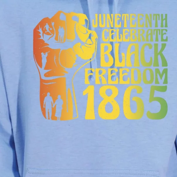 Juneteenth Black Freedom Day 1865 Unisex Surf Hoodie