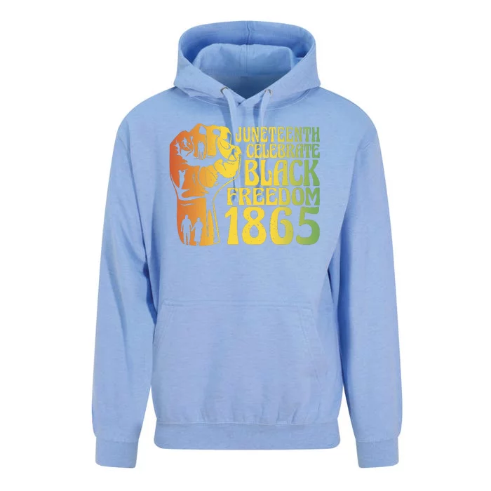 Juneteenth Black Freedom Day 1865 Unisex Surf Hoodie