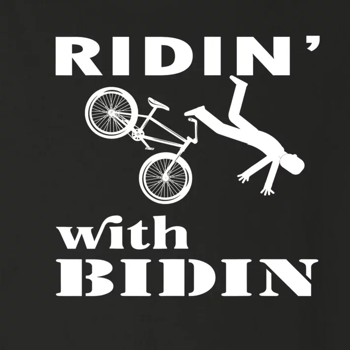 Joe Biden Falling, Funny Riding With Biden Toddler Long Sleeve Shirt