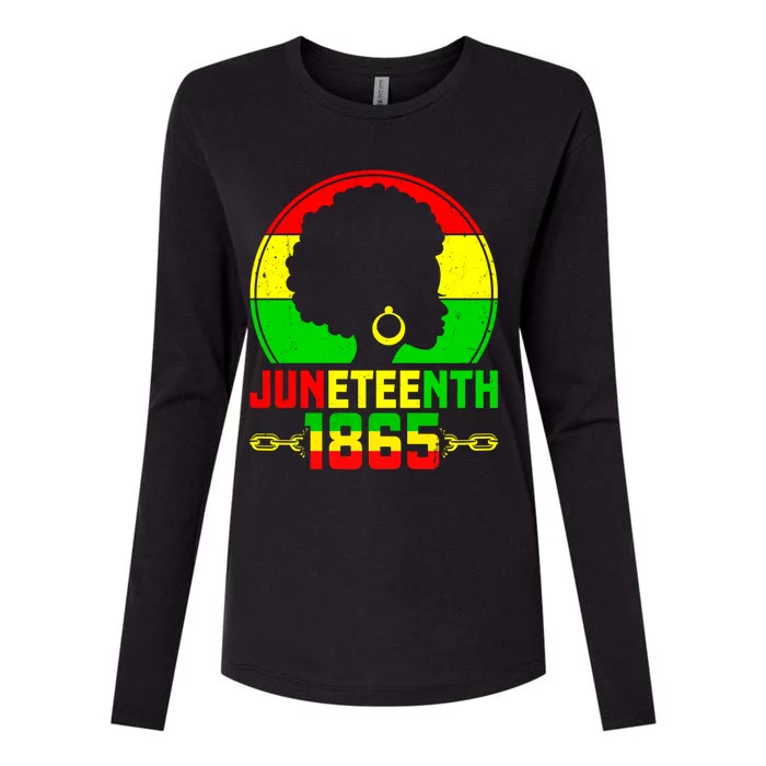 Juneteenth Black Freedom 1865 Black History Month Pride Gift Womens Cotton Relaxed Long Sleeve T-Shirt