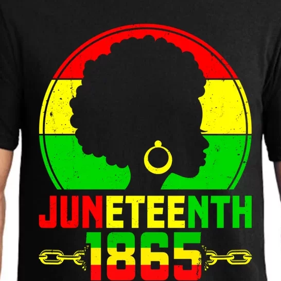 Juneteenth Black Freedom 1865 Black History Month Pride Gift Pajama Set