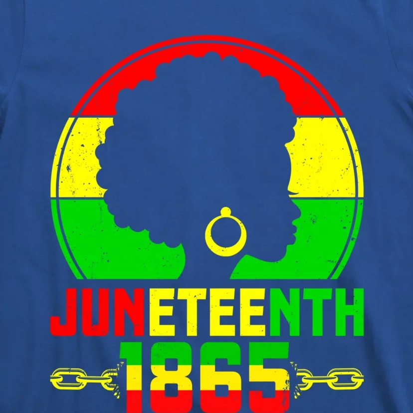 Juneteenth Black Freedom 1865 Black History Month Pride Gift T-Shirt