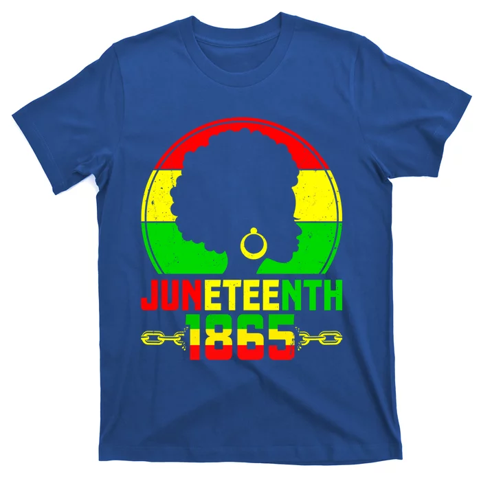 Juneteenth Black Freedom 1865 Black History Month Pride Gift T-Shirt