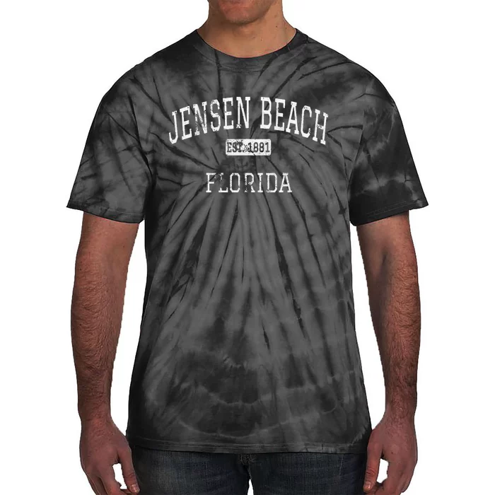 Jensen Beach Florida Fl Vintage Tie-Dye T-Shirt