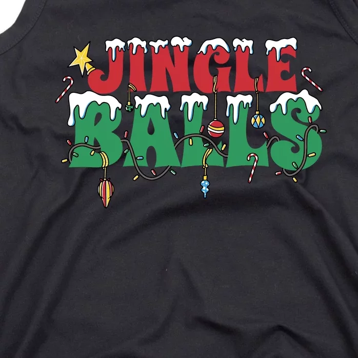 Jingle Balls Funny Christmas Holiday Tank Top