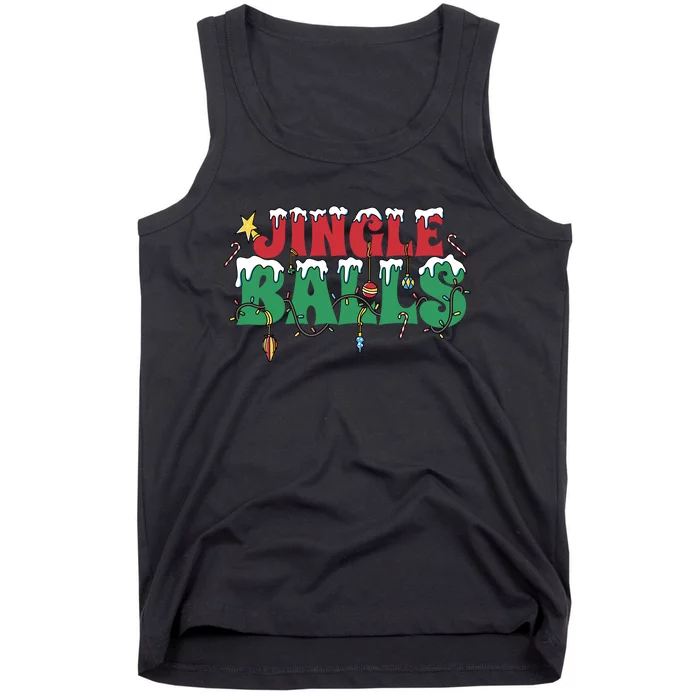 Jingle Balls Funny Christmas Holiday Tank Top