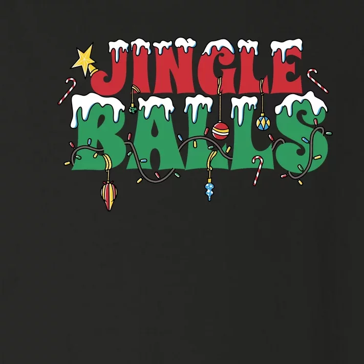 Jingle Balls Funny Christmas Holiday Toddler Long Sleeve Shirt