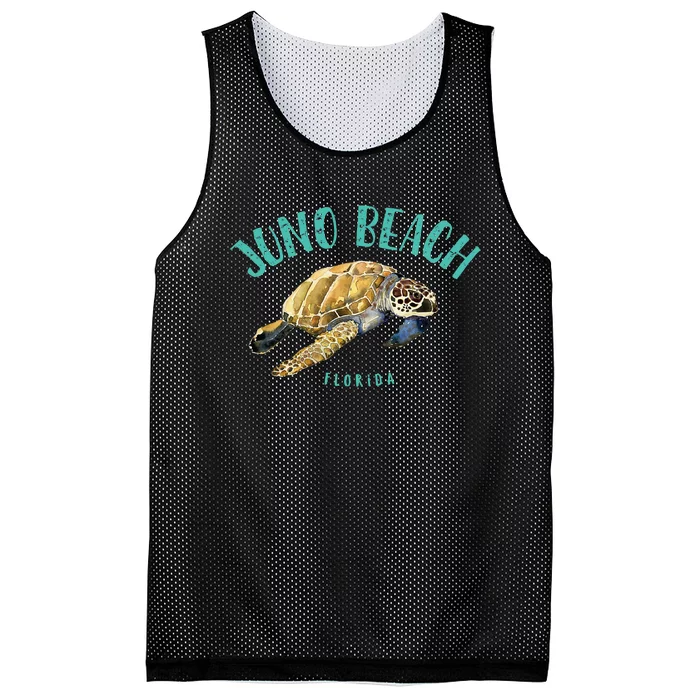 Juno Beach Florida Sea Turtle Design Mesh Reversible Basketball Jersey Tank