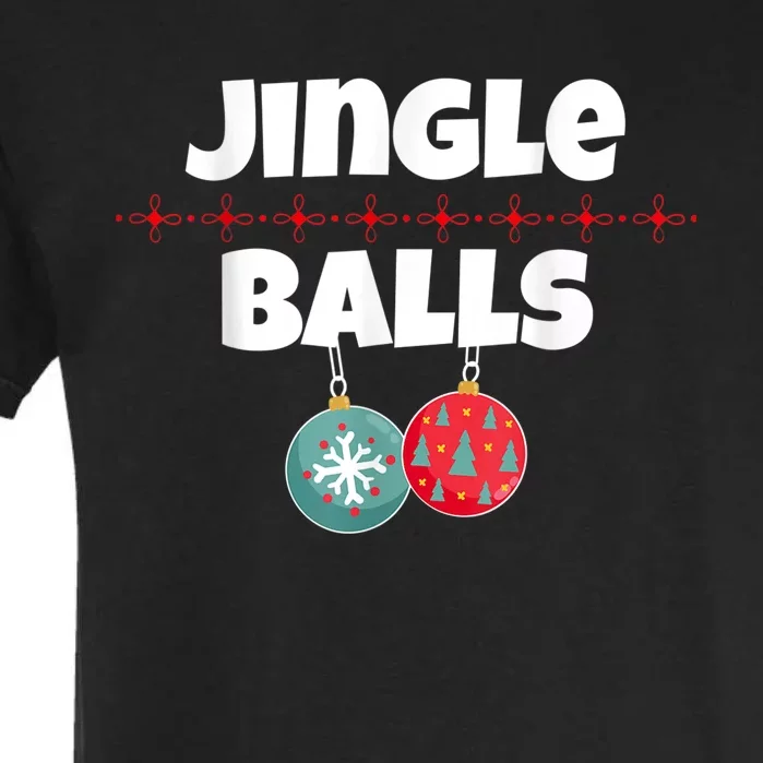 Jingle Balls Funny Matching Couple Chestnuts Garment-Dyed Heavyweight T-Shirt