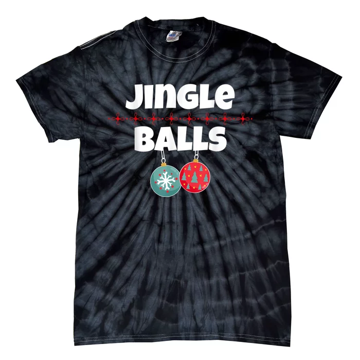 Jingle Balls Funny Matching Couple Chestnuts Tie-Dye T-Shirt