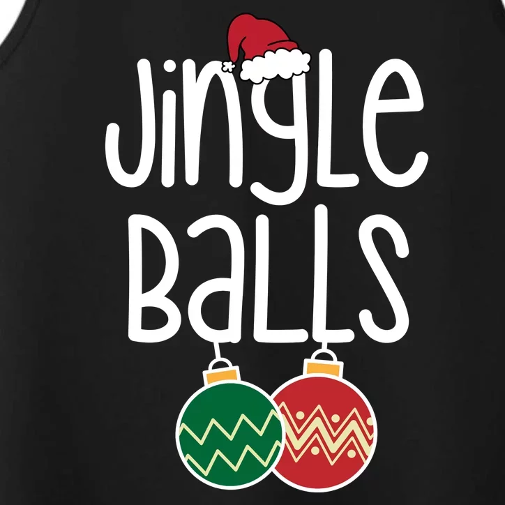 Jingle Balls Festive Christmas Holiday Performance Tank