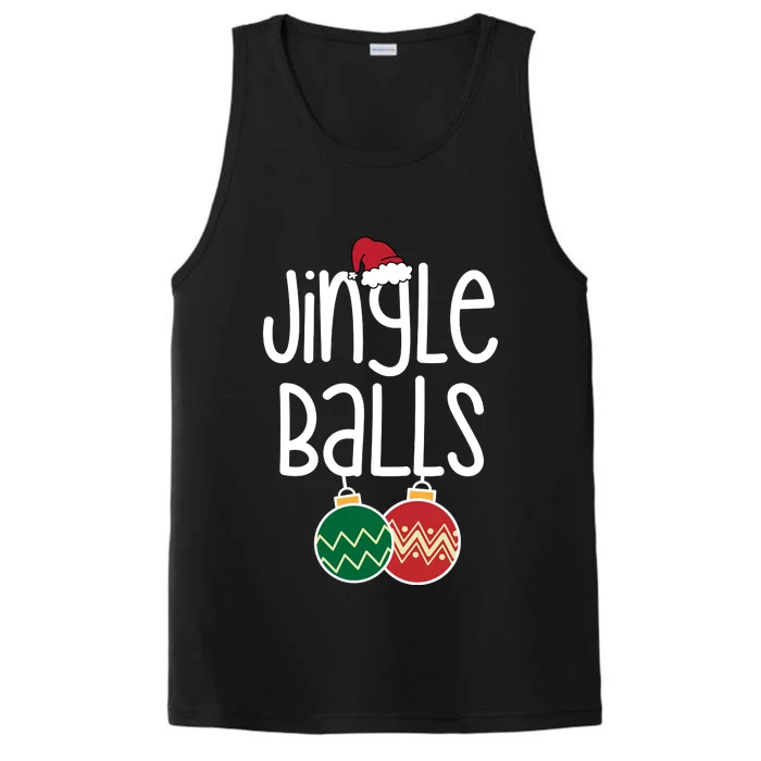 Jingle Balls Festive Christmas Holiday Performance Tank