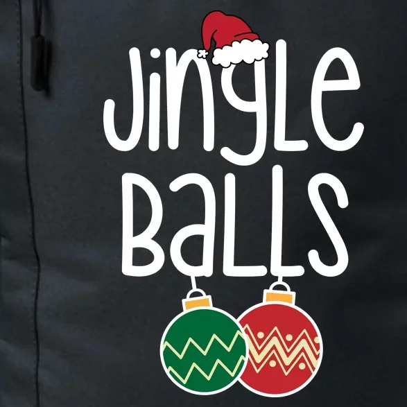 Jingle Balls Festive Christmas Holiday Daily Commute Backpack