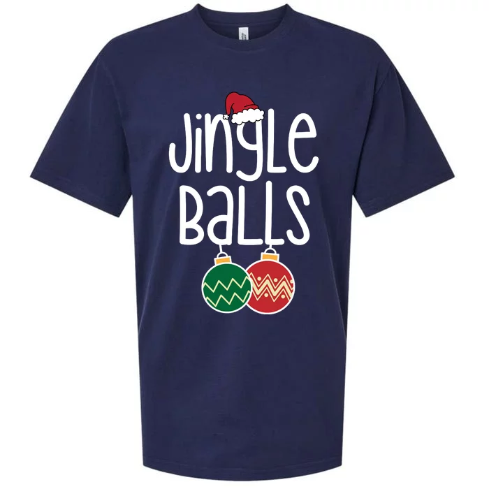 Jingle Balls Festive Christmas Holiday Sueded Cloud Jersey T-Shirt