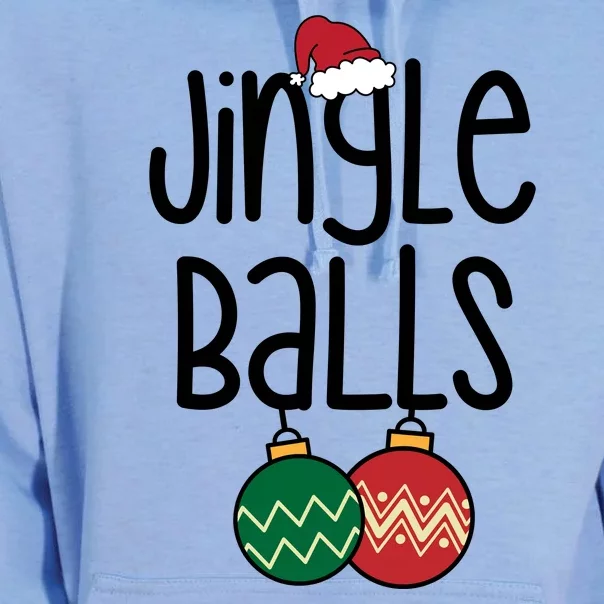 Jingle Balls Festive Christmas Holiday Unisex Surf Hoodie