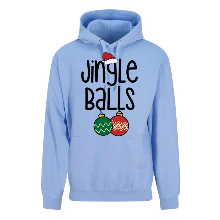 Jingle Balls Festive Christmas Holiday Unisex Surf Hoodie