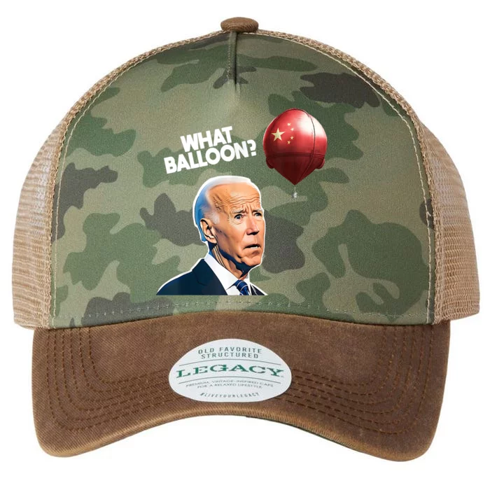 Joe Biden Funny Chinese Spy Balloon What Balloon Legacy Tie Dye Trucker Hat