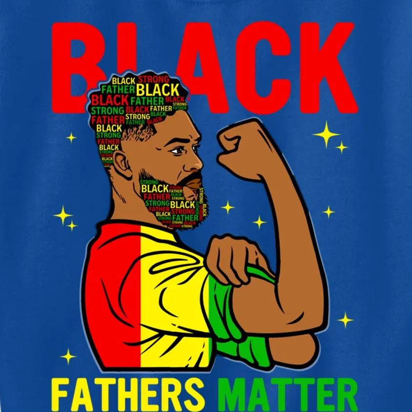 Juneteenth Black Father Dope Black Dad King Father's Day Gift Kids Sweatshirt