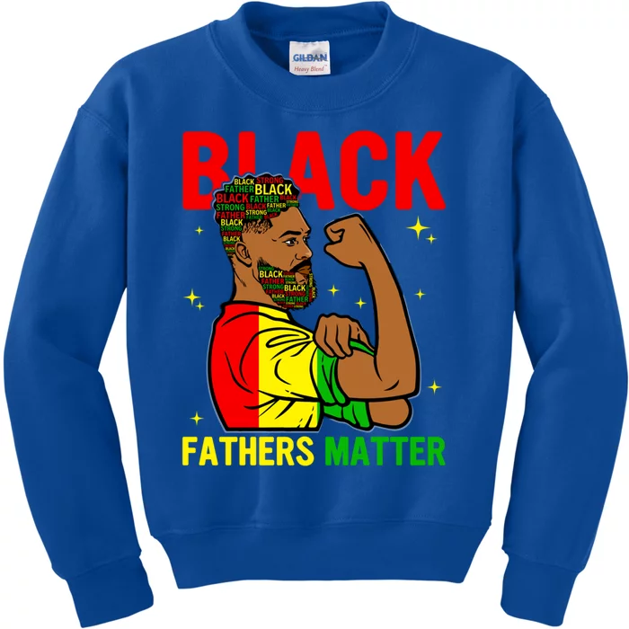 Juneteenth Black Father Dope Black Dad King Father's Day Gift Kids Sweatshirt