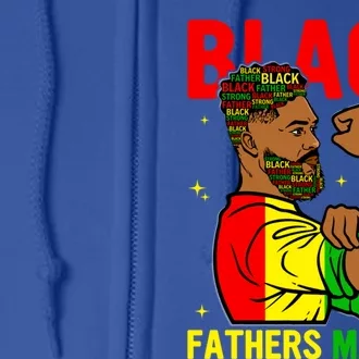 Juneteenth Black Father Dope Black Dad King Father's Day Gift Full Zip Hoodie