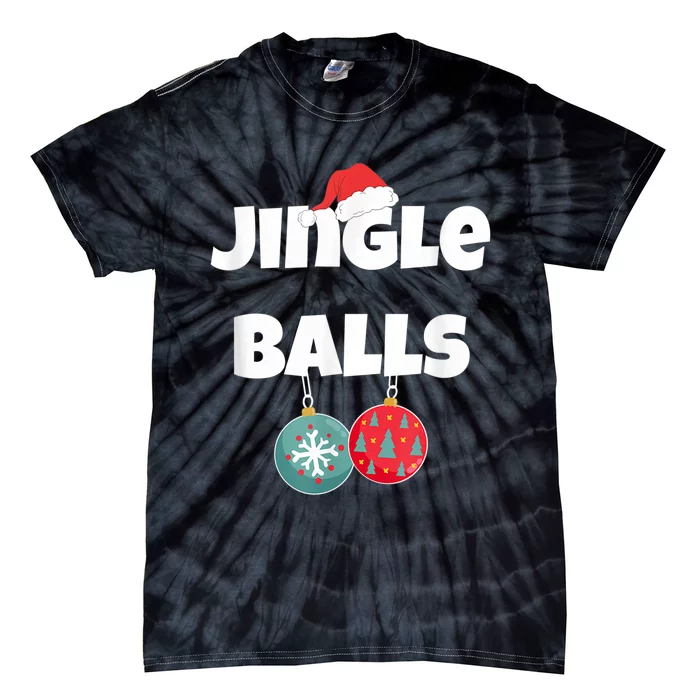 Jingle Balls Funny Matching Couple Chestnuts Tie-Dye T-Shirt