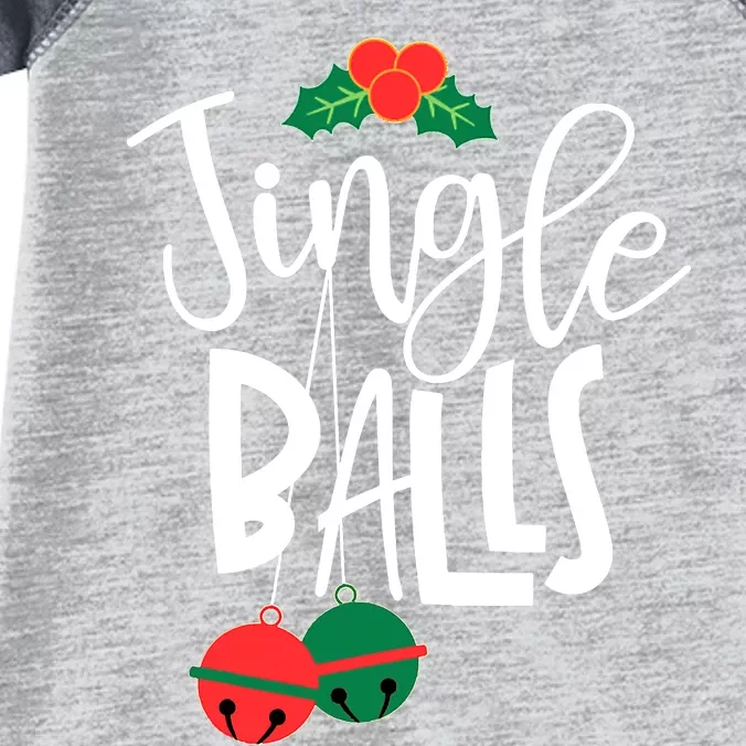 Jingle Balls Funny Couple Matching Christmas Pjs Infant Baby Jersey Bodysuit