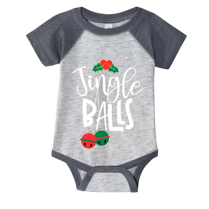 Jingle Balls Funny Couple Matching Christmas Pjs Infant Baby Jersey Bodysuit